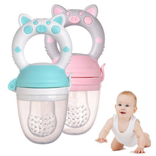 Load image into Gallery viewer, Silicone Fresh Food Nibbler Baby Feeder