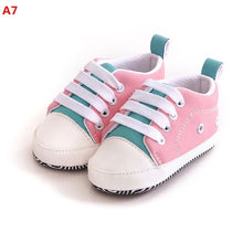 Load image into Gallery viewer, Classic Canvas Newborn Baby shoes