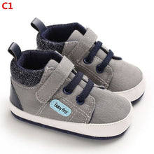 Load image into Gallery viewer, Classic Canvas Newborn Baby shoes