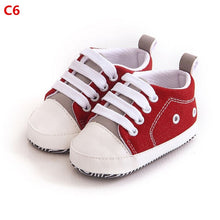 Load image into Gallery viewer, Classic Canvas Newborn Baby shoes