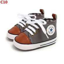 Load image into Gallery viewer, Classic Canvas Newborn Baby shoes