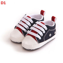 Load image into Gallery viewer, Classic Canvas Newborn Baby shoes