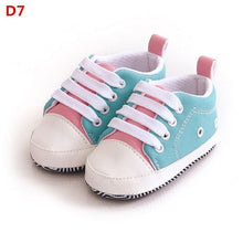 Load image into Gallery viewer, Classic Canvas Newborn Baby shoes