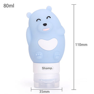 Silicone Bottles Shampoo Shower