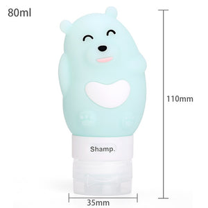 Silicone Bottles Shampoo Shower