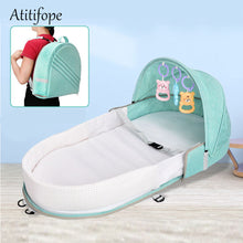 Load image into Gallery viewer, Foldable Baby Bed Travel Bassinet